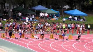 20150719 第2回堺市陸協記録会 共通男子 100m 57組 OKMRRKO & IWHS