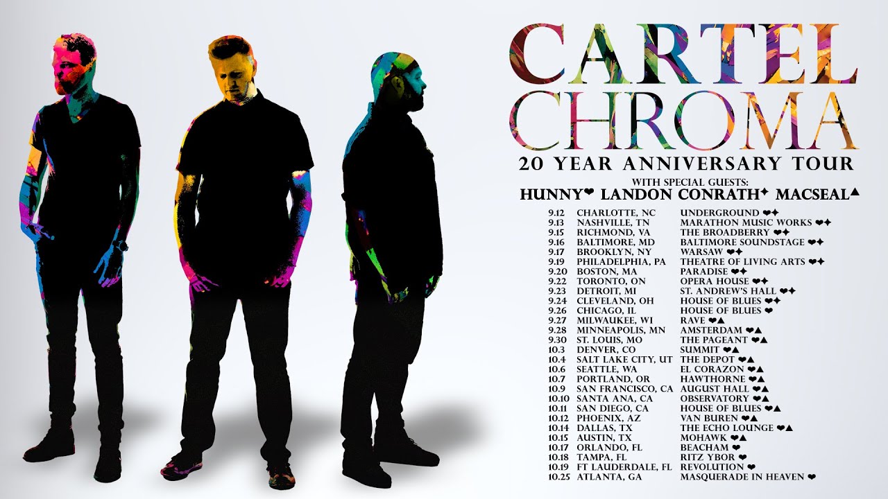 バートン Process　CARTEL Cartel - Chroma 20 Year Anniversary Tour (Announce Video) - YouTube