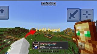 Best left hand mod in MCPE!🔥 | For 1.26+😉 screenshot 1