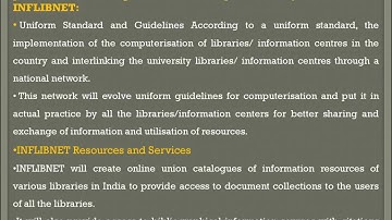 Inflibnet; objectives and functions