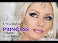 FAIRY-TAIL PRINCESS BRIDAL MAKEUP in GOLD & VIOLET TONES with gel liner technique by Emese Backai