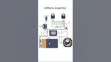 Make your simple Amplifier Tip41c Transistor #shorts #amplifier #electronic