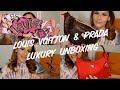 LUXURY UNBOXING: LOUIS VUITTON BUMBAG & BANDEAU + PRADA RE-EDITION 2000 BAG