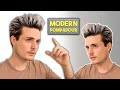 Modern Pompadour Hairstyle Tutorial 2020 | Quarantine Hair Options!
