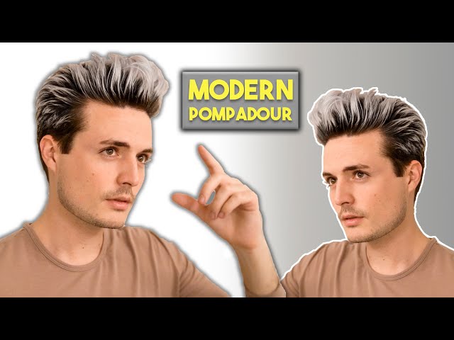 Slick Back Pompadour Hairstyle & Haircut Tutorial - Mens Hair 2023 - YouTube