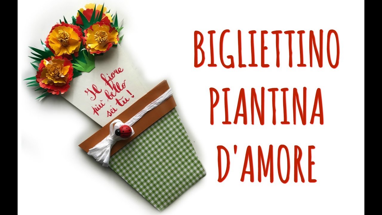 Biglietto VASETTO DI FIORI per la FESTA della MAMMA (Scrapbooking/ Festa della mamma)Arte per Te riciclo 07
