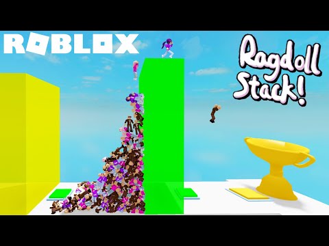 We Stack Ragdoll Bodies Over the Wall! | Roblox