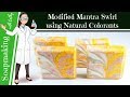 Modified Mantra Swirl Soap using Natural Colorants DIY beginners easy how to soap making 110