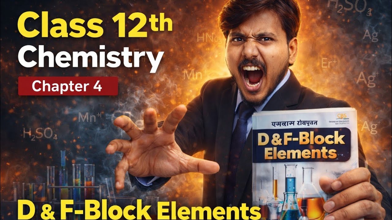 Class 12 Chemistry | d तथा f ब्लॉक के तत्व | Chapter 4 | One Shot Revision | बोर्ड परीक्षा 2026