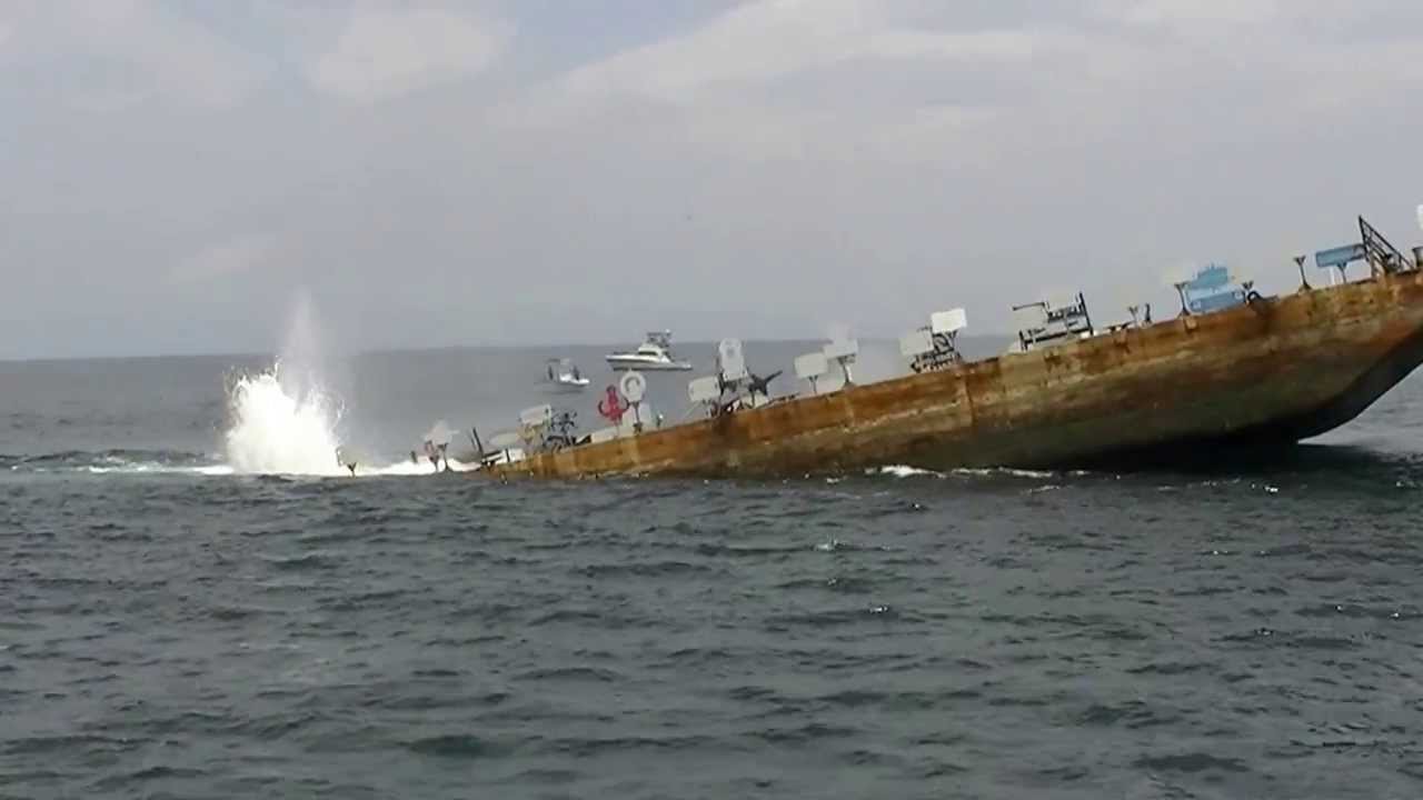 Sinking Of The Joe Patti Memorial Barge