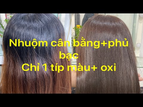 Bảng Màu Osaka - Hướng dẫn nhuộm cân bằng + phủ bạc chỉ bằng 1 típ màu + oxi