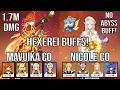 🔥 Full Build Nicole & Prune + Hexerei Buffs! Varka’s Premium Team Complete | Abyss 12 | Genshin