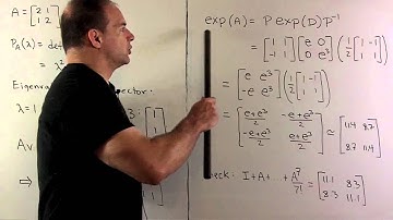 Exponential of 2x2 Matrix 1: Complex Case