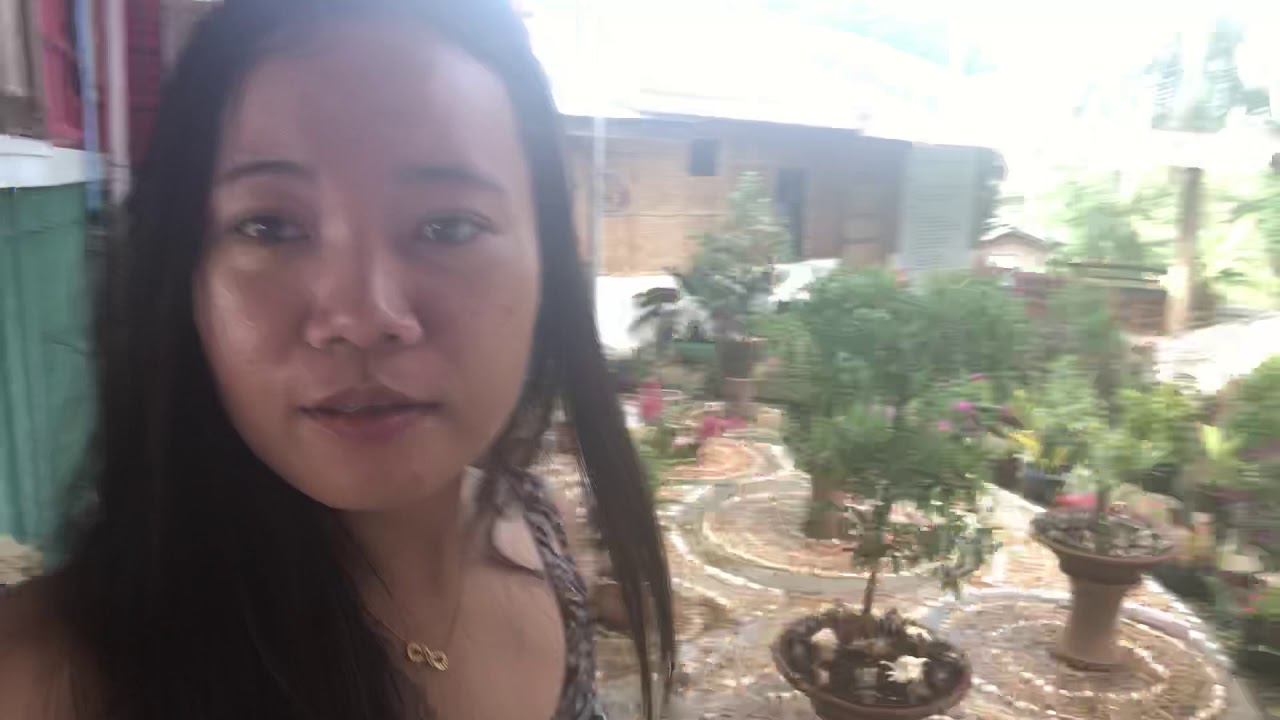 FILIPINA WIFE VERY HAPPY ON ABUNDANCE OF TOMATO IN THE YARD SIMPLE LIFE