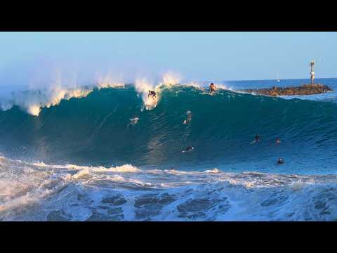 HURRICANE MARIE 2 0 — THE WEDGE MASSIVE SUNSET SESSION!