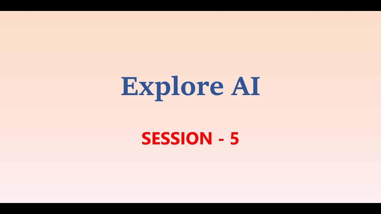 SESSION - 5 - YouTube