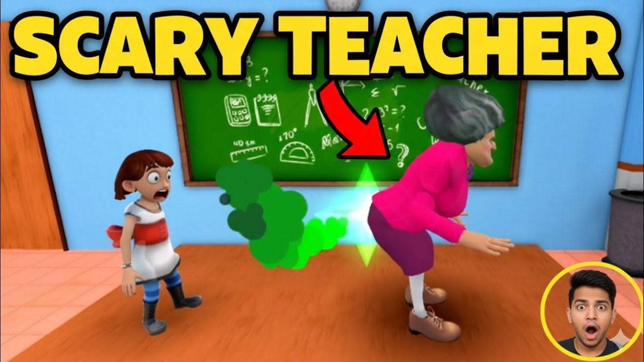 scary teacher beat me 😭