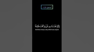 سورة الأنبياء لقد أنزلنا إليكم كتابا فيه ذكركم أفلا تعقلون بصوت #ياسر_الدوسري #قرآن #قران_كريم