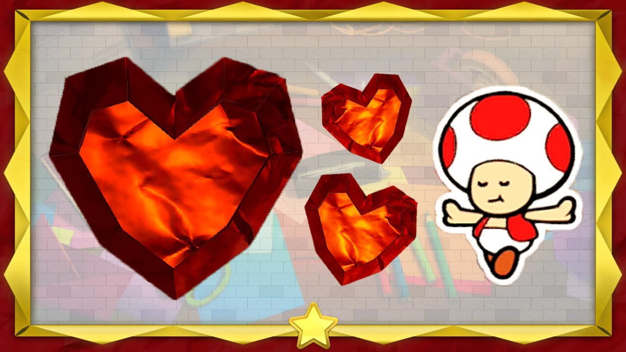 All MAX UP Heart Locations in Paper Mario The Origami King YouTube