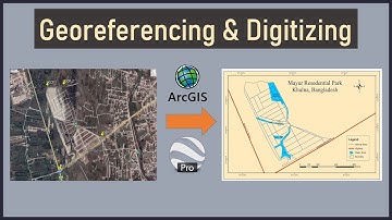 Geo referencing and Digitizing in ArcGIS I Google Earth Pro image Digitizing