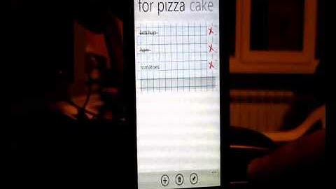 My shopping list - the best shopping list app for WP7