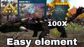 How to farm elements easily in genesis part 2 ark ultimate mobile edition 