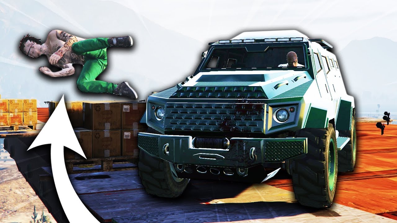 SKOKI NARCIARSKIE W GTA?! RPG vs INSURGENT! | GTA 5 polska hd