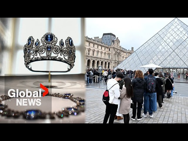 Louvre reopens for 1st time since brazen daylight heist