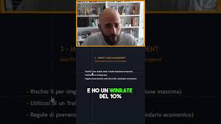 Più è basso il WINRATE e più saranno i TRADE persi consecutivamente