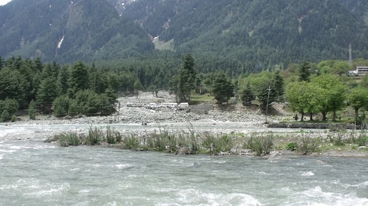 Journey Along Lidder River At Pahalgam, Kashmir, I...