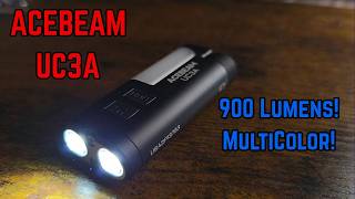 Reviewing the Acebeam UC3A 900 Lumen / Multi Color Flashlight