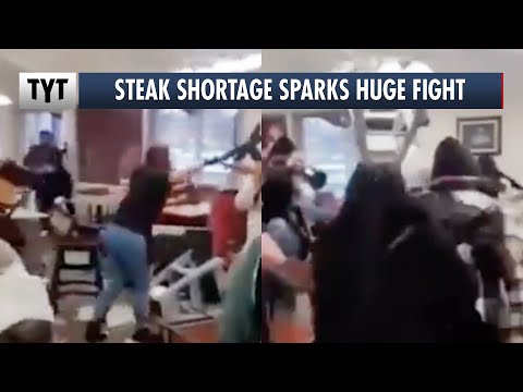 MASSIVE Brawl Breaks Out At Golden Corral Over Steak Shortage