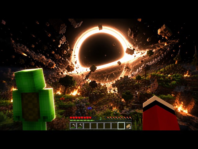 ブラックホールが発生した結果！？【まいくら・マインクラフト】