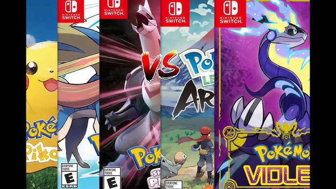 All 11 Pokémon Switch Games Ranked 