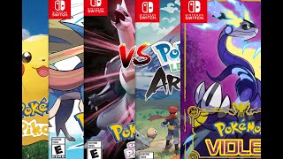 All 5 Pokemon Games Ranked!  Scarlet & Violet Update!