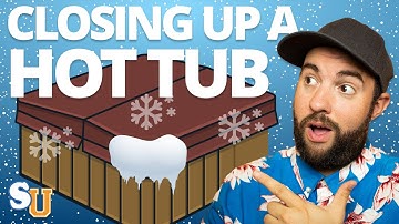 How To WINTERIZE Your HOT TUB in 11 Steps
