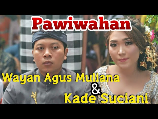 Pawiwahan Wayan Agus Muliana u0026 Kade Suciani, Song: Ratih Kamajaya by Dek Ulik class=