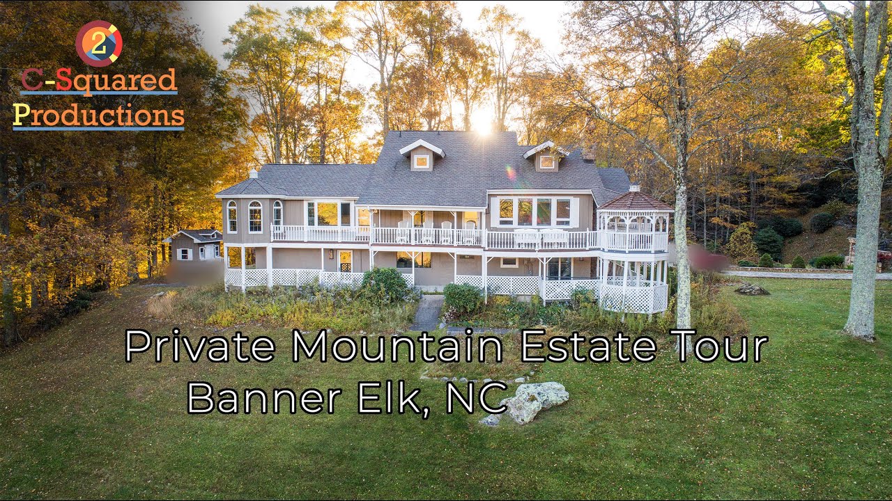 Mountain estate with stunning views, treehouse and private pond - Banner Elk, NC - Luxury Home Tour