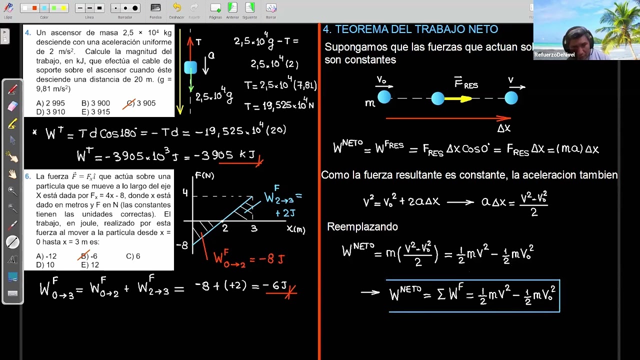 FÍSICA CEPRE UNI 6.1 | TRABAJO MECÁNICO (PARTE 2)