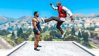 GTA 5 RAGDOLL Jumps & Fails! (GTA 5 Parkour)