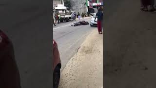 අකුරණ පෙරේදා තවත් යතුරුපැදි අනතුරක් - another bike accident in akurana road sri lanka - edited sound screenshot 5