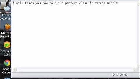 How to Build perfect clear in Tetris Battle in Facebook ! !