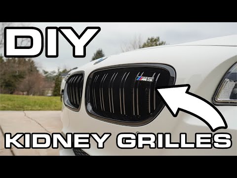 DIY BMW Kidney Grille EASY Install | F10 5 Series 535 550 M5