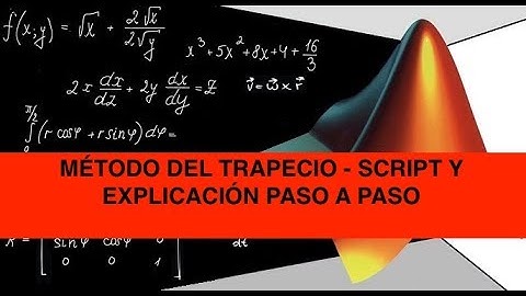 Método del Trapecio ( CON GRÁFICO) - Matlab (Explicación paso a paso)