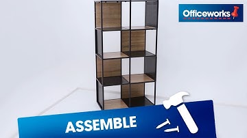 How to assemble the Stockholm 8 Cube Bookcase