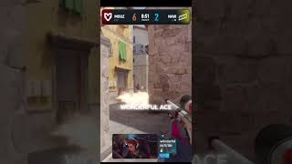 Wonderful ace vs mouz #shorts #cs2 #gaming