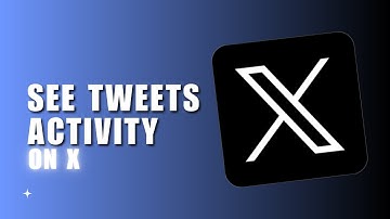 ❤️ GUIDE: How To See Your Tweets Activity On  X / Twitter App | for Dummies