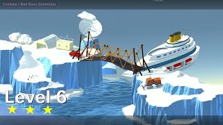 Build a Bridge  Level 6 With 3 Star ( Android & iOS )