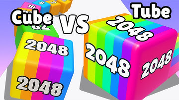 Jelly Cube Run 2048 vs Jelly Tube Run Gameplay Walkthrough – Ultimate Jelly Challenge!Android, iOS