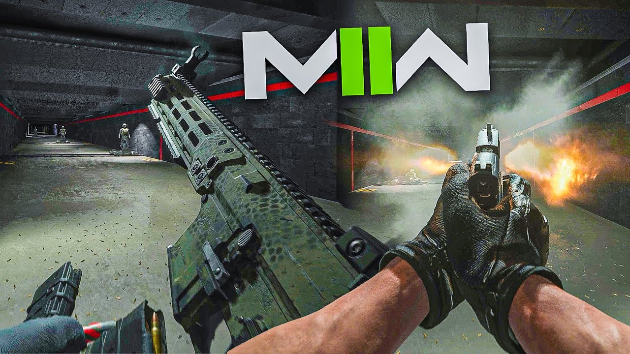 Modern Warfare 2 Firing Range & All Weapons and Equipment YouTube